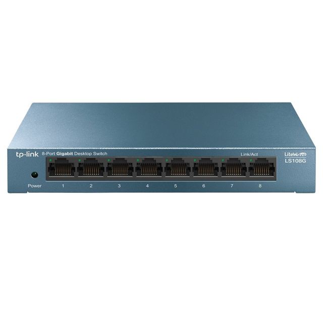 SWITCH RETE 8 PORTE 10/100/1000 LS108G