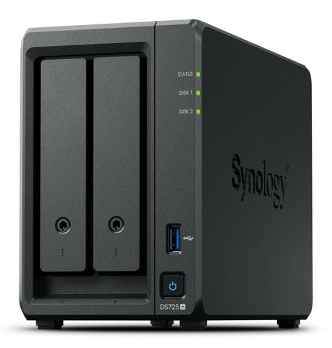 SYNOLOGY DISKSTATION DS725+ TOWER SERVER NAS E DI ARCHIVIAZIONE 2 BAY SATA/SSD …