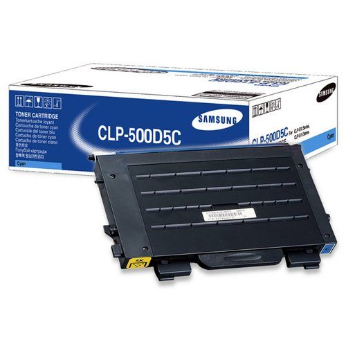 Samsung CLP-500D5C cartuccia toner 1 pz Originale Ciano