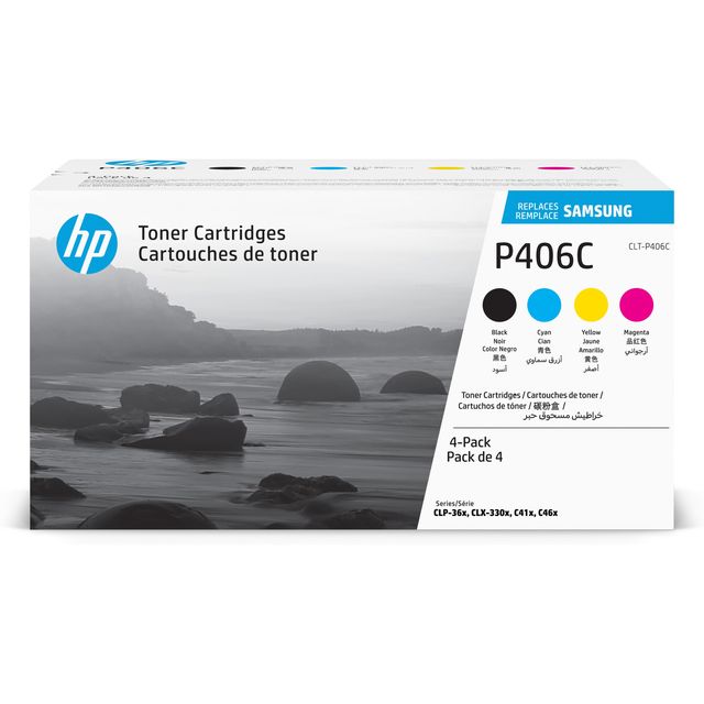Samsung CLT-P406C cartuccia toner 4 pz Originale Nero, Blu, Magenta, Giallo