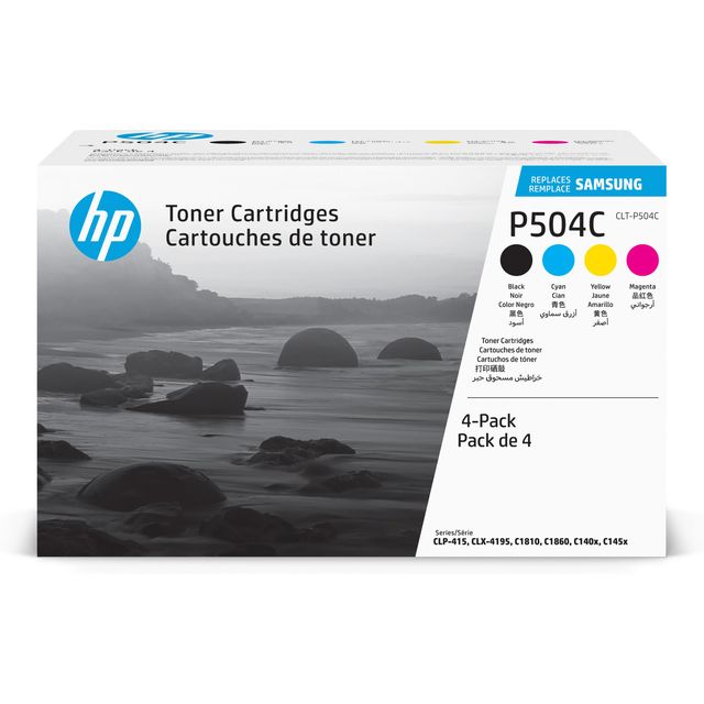 Samsung Confezione da 4 cartucce toner nero/ciano/magenta/giallo originali CLT-…