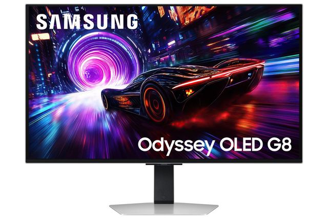 Samsung G81SF Monitor PC 81,3 cm (32") 3840 x 2160 Pixel 4K Ultra HD OLED Argen…