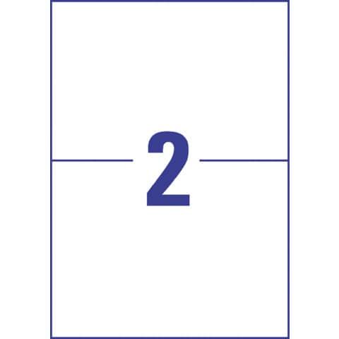 Etichette protezione e sicurezza - in PE - laser - permanenti - 210 x 148 mm - …