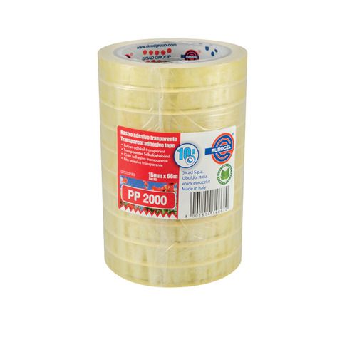 Eurocel PP 2000 - Nastro da imballaggio - 15 mm x 66 m - polipropilene orientat…