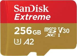 SanDisk Extreme - Scheda di memoria flash (adattatore da microSDXC a SD in dota…