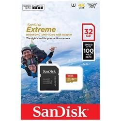 SanDisk Extreme - Scheda di memoria flash (adattatore microSDHC per SD in dotaz…
