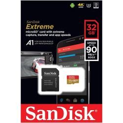SanDisk Extreme - Scheda di memoria flash (adattatore microSDHC per SD in dotaz…