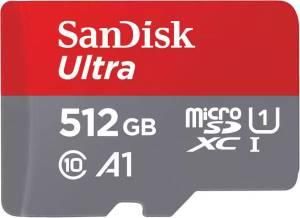 SanDisk Ultra - Scheda di memoria flash (adattatore da microSDXC a SD in dotazi…