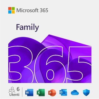 Scopri la potenza di <b>Microsoft Office 365 Family</b> con 6 licenze multiling…
