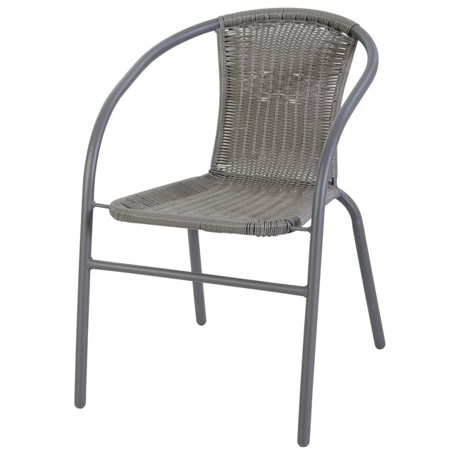 Sedia IOS 53,5x60xH75cm grigio Verdelook
