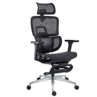Seduta ergonomica c/bracc Groove Pro GV1PG in rete autoportante nero