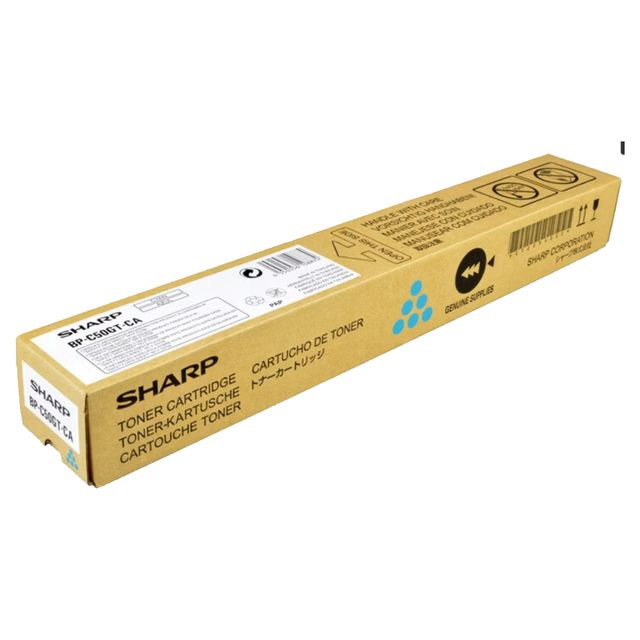 Sharp Toner BPC50GTCA| Cyan BP-C533WR/BP-C533WD/BP-C542WD 8K (BPC50GTCA)