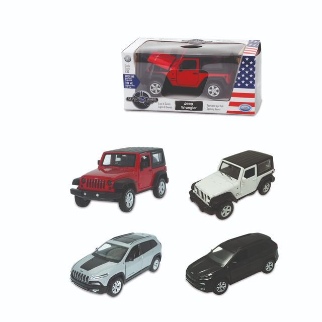 Silver Wheel - Auto Americane a Licenza Scala 1:28/1:32, luci, suoni, retrocari…