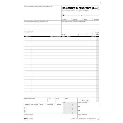 Staples - Modulo di trasporto - 33 fogli - 150 x 210 mm - tripla - senza carbon…