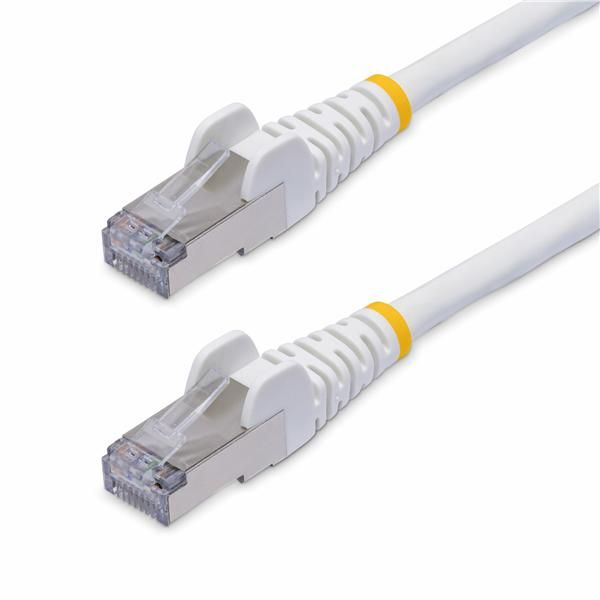 StarTech.com 15m White CAT8 Ethernet Cable, Snagless, S/FTP, 25G/40G - Cavo pat…