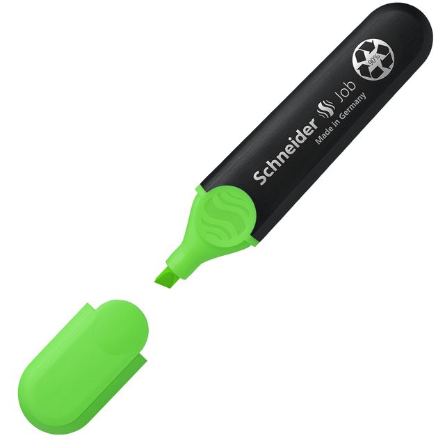 Evidenziatore Job - punta a scalpello - tratto da 1,0-5,0mm - colore verde - Sc…