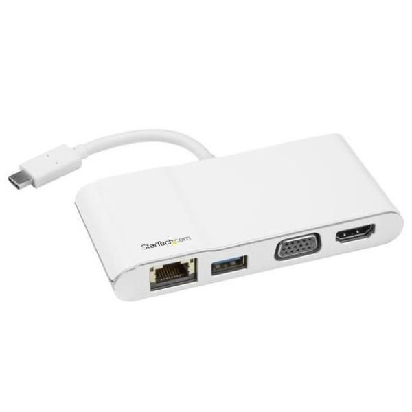 StarTech.com Adattatore Multiporta per Portatili USB-C - HDMI 4K o VGA - GbE - …