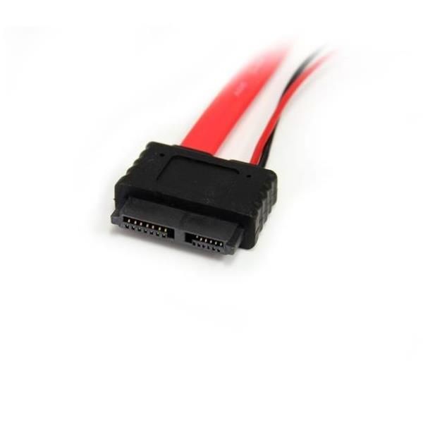 StarTech.com Adattatore cavo slimline SATA a SATA e alimentazione LP4 30,5 cm -…
