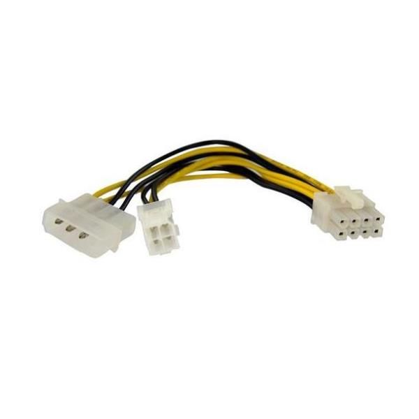 StarTech.com Adattatore di alimentazione EPS da 4 poli a 8 poli con LP4 F/M 15 …