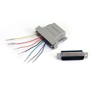 StarTech.com Adattatore modulare DB25 a RJ45 - M/F - Scheda seriale - DB-25 (M)…