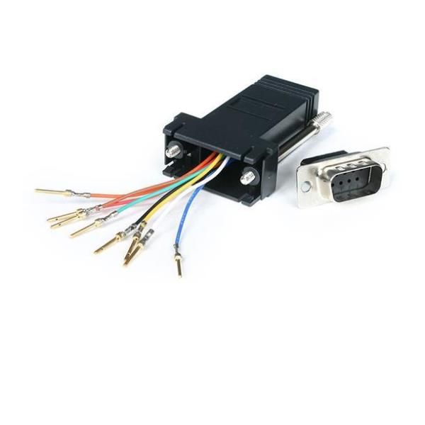StarTech.com Adattatore modulare da DB9 a RJ45 M/F - Convertitore seriale da DB…