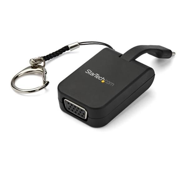 StarTech.com Adattatore portatile USB-C a VGA con portachiavi e cavo integrato …