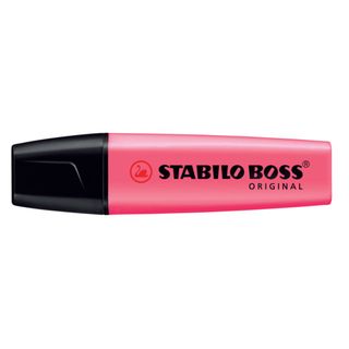 Evidenziatore Stabilo Boss Original -Stabilo- rosa ricaricabile di lunga durata…