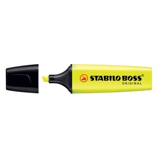 Evidenziatore Stabilo Boss Original giallo ricaricabile di lunga durata fuorosc…