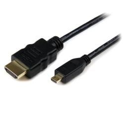 StarTech.com Cavo HDMI ad alta velocità con Ethernet da 2m - HDMI a Micro HDMI …