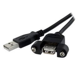 StarTech.com Cavo Prolunga USB 2.0 per montaggio a pannello di Tipo A/A - Conne…