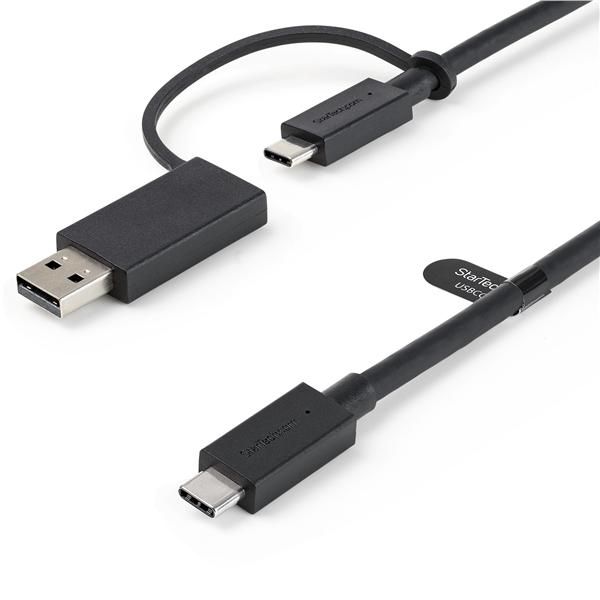 StarTech.com Cavo USB-C da 1m con adattatore dongle USB-A - Cavo ibrido 2-in-1 …