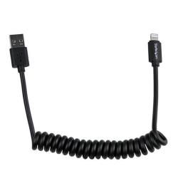 StarTech.com Cavo connettore Lightning a 8 pin Apple a USB a spirale da 60 cm p…