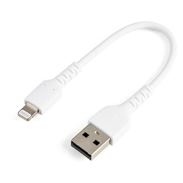 StarTech.com Cavo da USB-A a Lightning da 15cm nero - Cavo in fibra aramidica d…