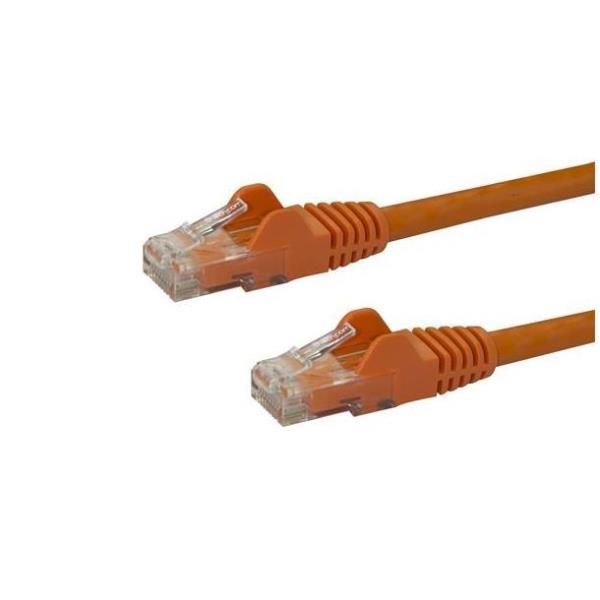 StarTech.com Cavo di Rete Arancio da 0,5m Cat6 UTP Ethernet Gigabit RJ45 Antigr…