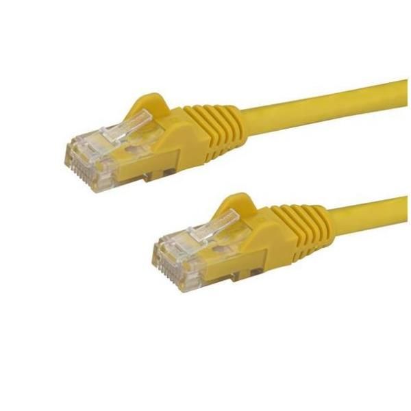 StarTech.com Cavo di Rete Giallo da 0,5m Cat6 UTP Ethernet Gigabit RJ45 Antigro…