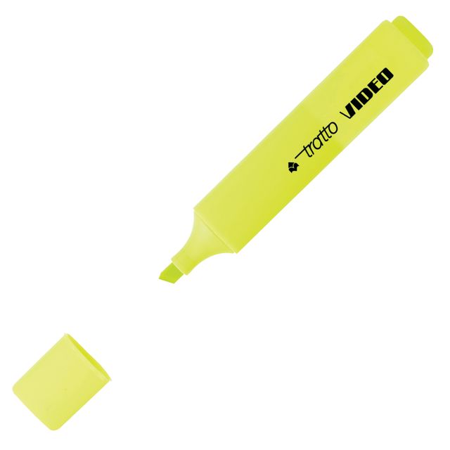 Evidenziatore Tratto Video - punta a scalpello - tratto da 1,0mm-5,0mm - giallo…