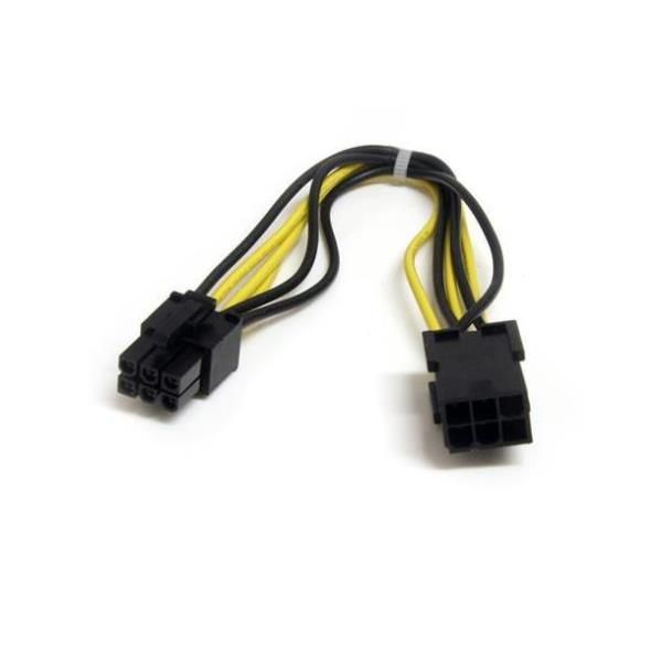 StarTech.com Cavo di estensione alimentatore PCI Express 6 pin 20 cm - Prolunga…