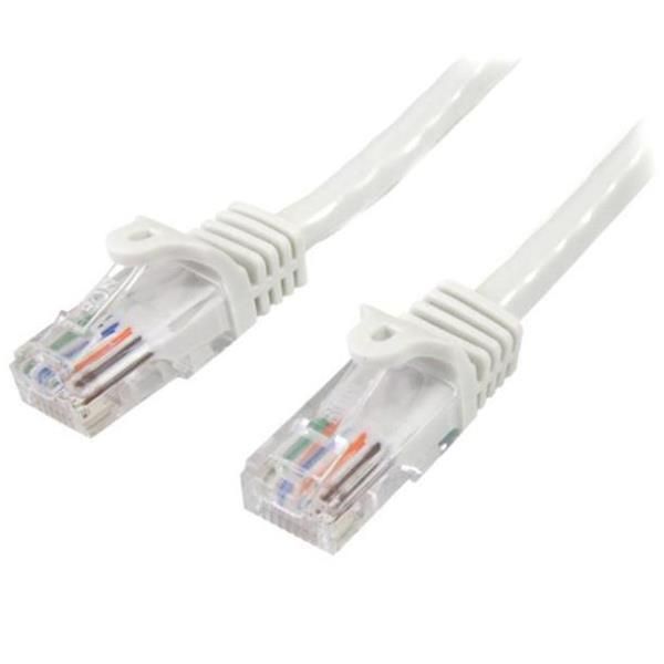 StarTech.com Cavo di rete CAT 5e - Cavo Patch Ethernet RJ45 UTP Bianco da 3m an…