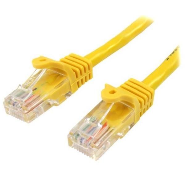 StarTech.com Cavo di rete CAT 5e - Cavo Patch Ethernet RJ45 UTP Giallo da 3m an…