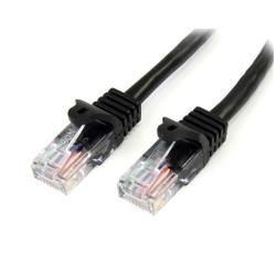 StarTech.com Cavo di rete CAT 5e - Cavo Patch Ethernet RJ45 UTP Nero da 2m anti…