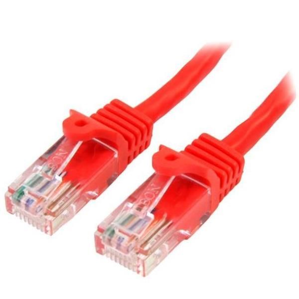 StarTech.com Cavo di rete CAT 5e - Cavo Patch Ethernet RJ45 UTP Rosso da 1m ant…
