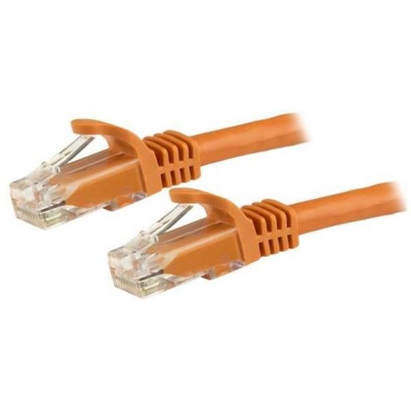 StarTech.com Cavo di rete CAT 6 - Cavo Patch Ethernet RJ45 UTP arancio da 10m a…