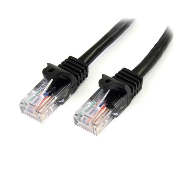 StarTech.com Cavo di rete CAT5e - Cavo Patch Ethernet RJ45 UTP nero da 5m antig…