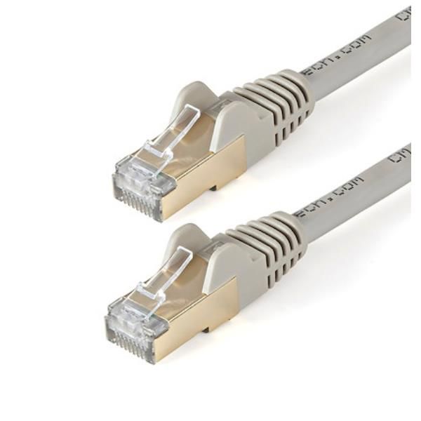 StarTech.com Cavo di rete Ethernet RJ45 CAT6a da 7.5m - Grigio - Cavo in rame -…