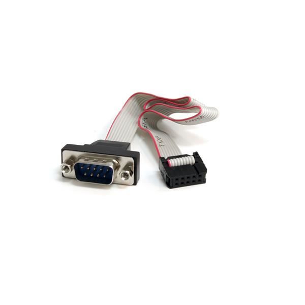StarTech.com Cavo per montaggio a pannello seriale maschio 9 pin a collettore s…