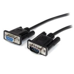 StarTech.com Cavo seriale diretto RS232 DB9 nero 2m - M/F - Prolunga seriale - …