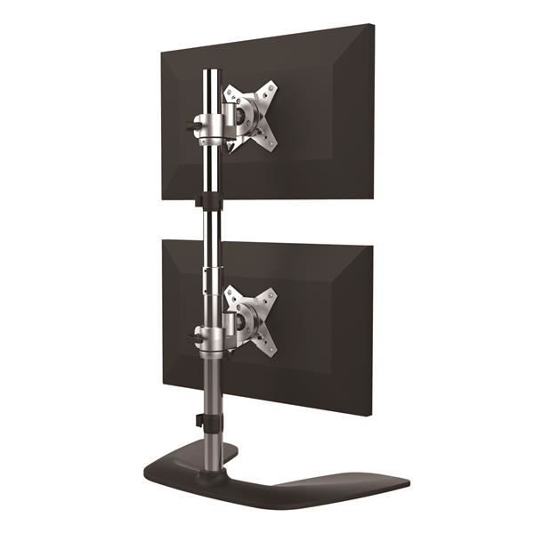 StarTech.com Stand Verticale per doppio Monitor fino a 27" VESA - Altezza regol…