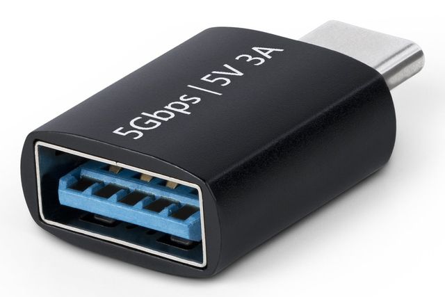 StarTech.com USB-C to USB-A Adapter, USB 5Gbps, Compact USB-C Male to USB-A Fem…