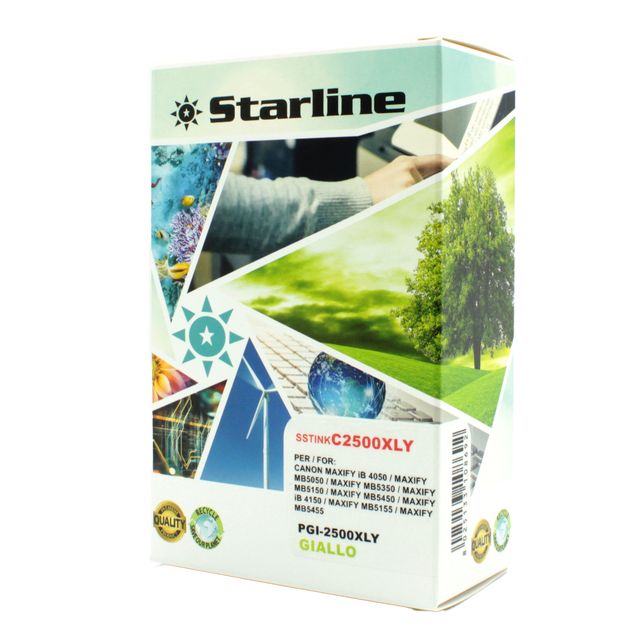 Starline - Cartuccia ink - per Canon - Giallo - PGI-2500XLY - 20,4ml