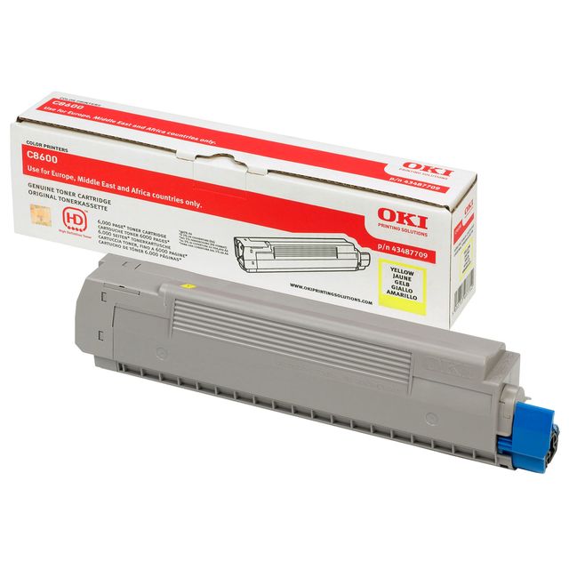 Starline - Toner per Oki - Giallo - 43487709 - 6.000 pag